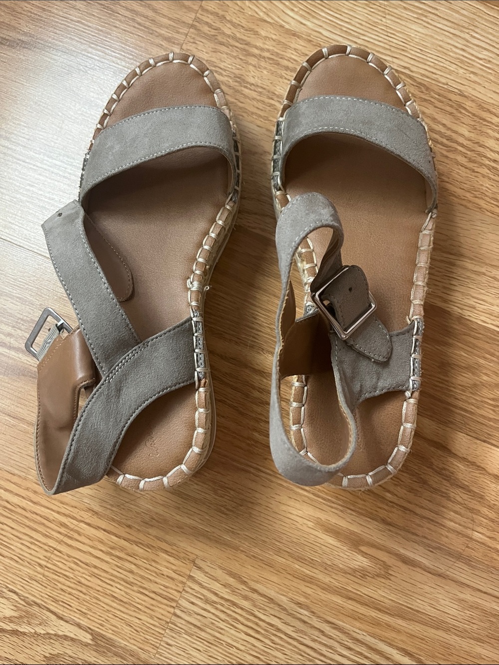 Platform Buckle Sandals